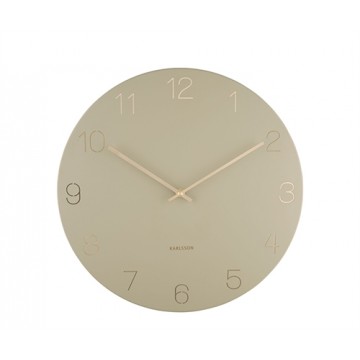 Nástenné hodiny Karlsson KA5762OG Charm Engraved Numbers, 40 cm Nástenné hodiny Karlsson KA5762OG Charm Engraved Numbers, 40 cm